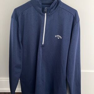 Callaway Men's Navy Zip-Up Sweater